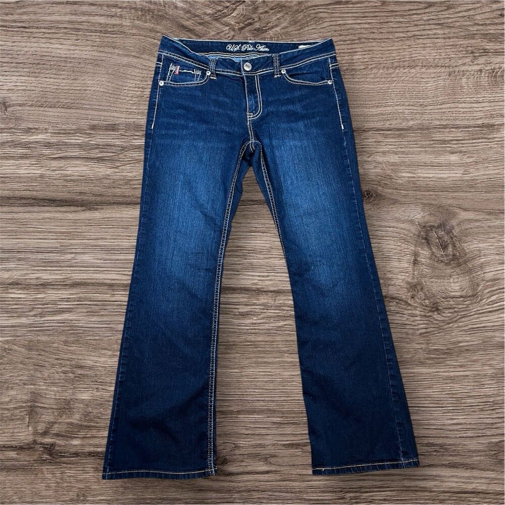 US Polo Assn. Cassidy Bootcut‎ Dark Blue Jeans Women's Size 11/12